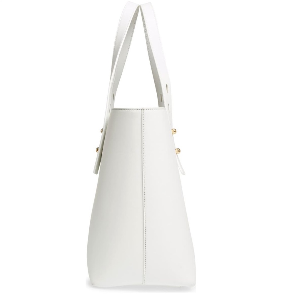 Frame Les Second Medium White Leather Tote - Picture 4 of 14